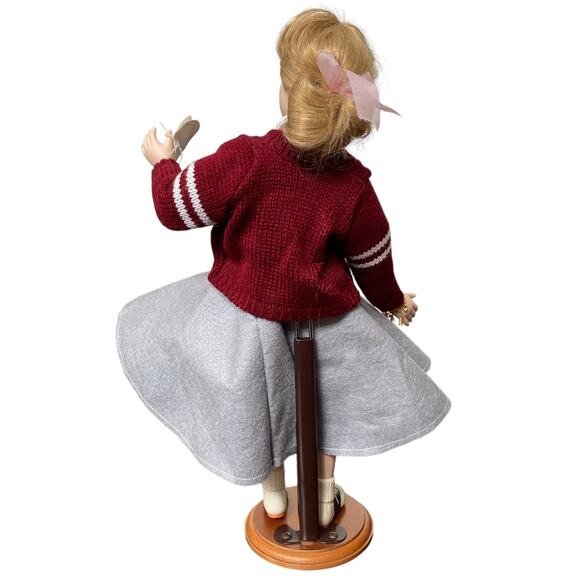 Cindy at the Hop Doll Princeton Gallery 1950s Poodle Skirt Porcelain Girl READ - Picture 3 of 15
